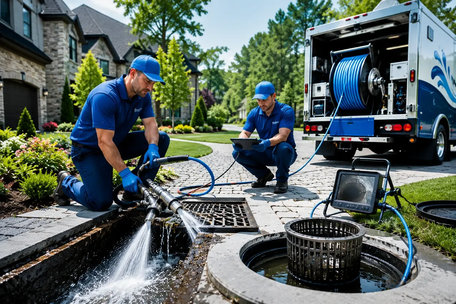Local outdoor drain cleaning professionals in Harrisville, PA